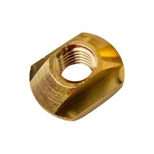 Hochwertige Track Nut M8 in Gold für Foil-Setups und Tracksysteme, geeignet für Süß- und Salzwasser