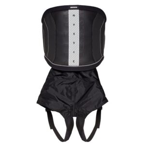 Mystische Surferhutze für Herren - Star Hybrid Harness von Mystic Watersports in Schwarz mit weichen Neopren und abnehmbarem Sitzteil für maximale Sicherheit und Flexibilität