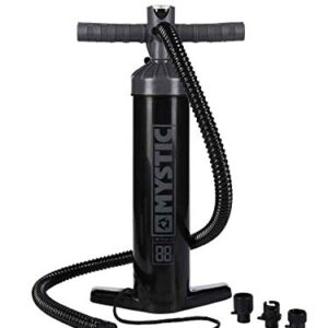 Effiziente Doppelhub-Kitepumpe von Mystic für Windsurfer und Kitesurfer