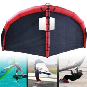 Handgehaltener Foil-Wing-Kite, 4/5/6-Zoll-Wing-Foil-Kitesurfen, aufblasbarer Wingsurfer-Kite mit Aufbewahrungstasche und Surfleine für Wind-Wing-Foiling, Surfen, Snow-Ski-Wasserspiele