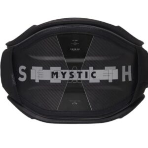 Mystik-Stealth-Harnes in dunklem Grau - minimalistisches Design für Wassersport, robuste Materialien, perfekte Passform und bequemer Tragekomfort